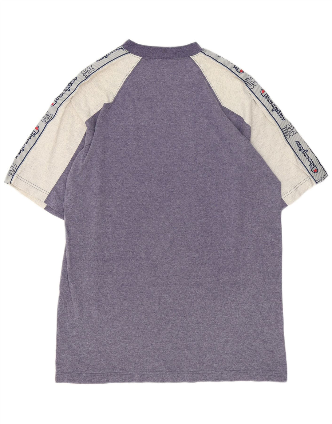 Champion Camiseta gráfica para hombre Top grande azul color block