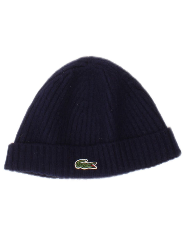 Gorro Lacoste Hombre Talla Única Lana Azul Marino