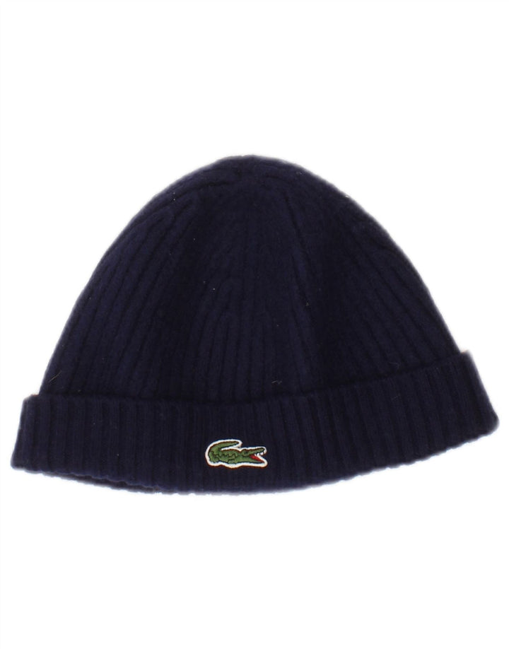 Gorro Lacoste Hombre Talla Única Lana Azul Marino