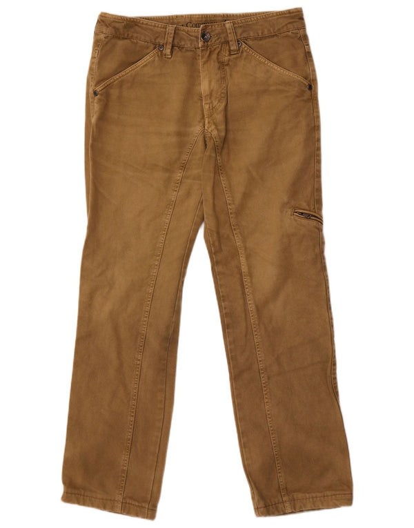 Best Company Pantalones cargo rectos para hombre IT 48 Medium W32 L29 Algodón marrón