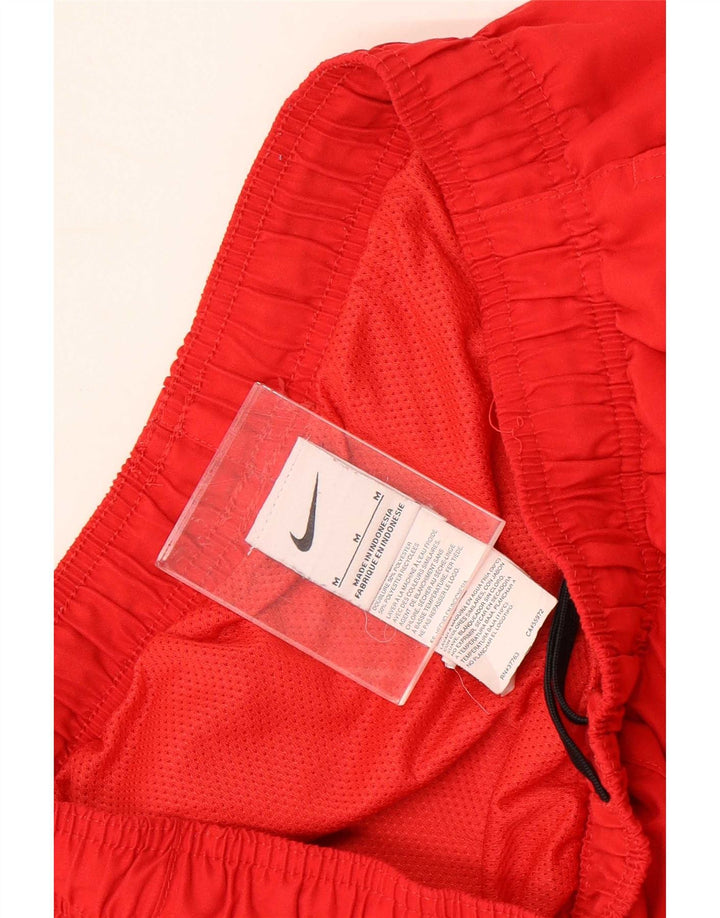 Pantalón corto deportivo Nike para hombre Poliéster rojo mediano