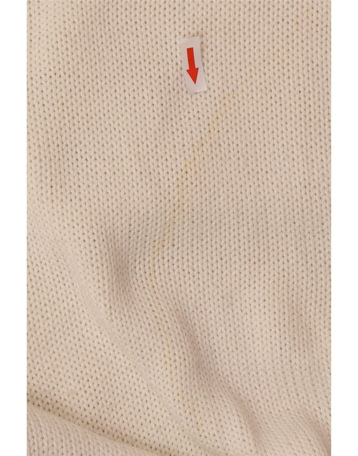 Carrera Jersey De Cuello Redondo Para Hombre XL Algodón Blanco