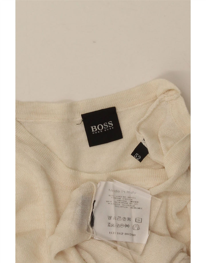 HUGO BOSS Camiseta para hombre Top IT 52 Viscosa beige grande