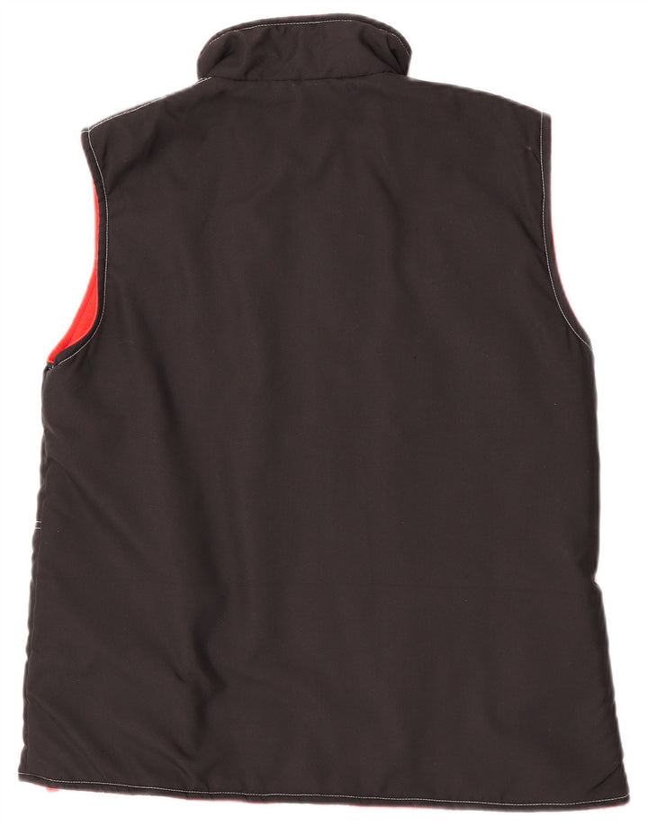 Lotto Chaleco reversible para hombre UK 36 Small Poliéster negro