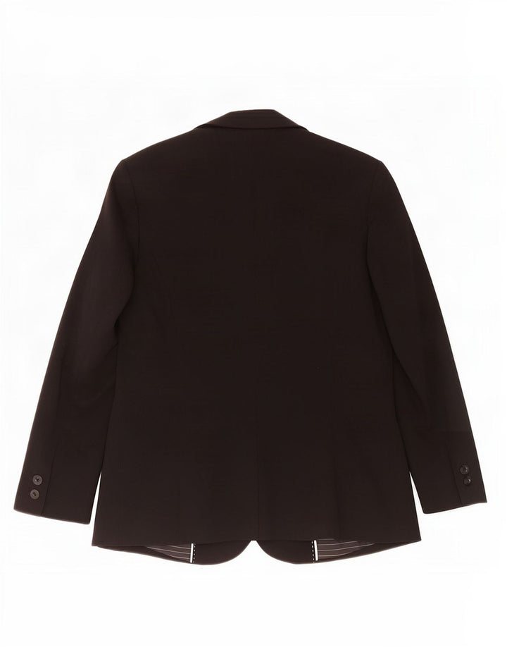 Marks & Spencer Chaqueta tipo blazer con 1 botón para mujer UK 40 Mediano Poliéster negro