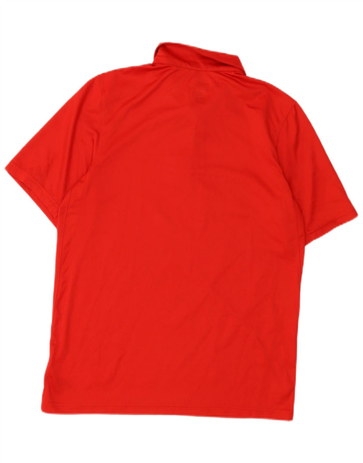 Nike Polo Dri Fit para hombre pequeño poliéster rojo