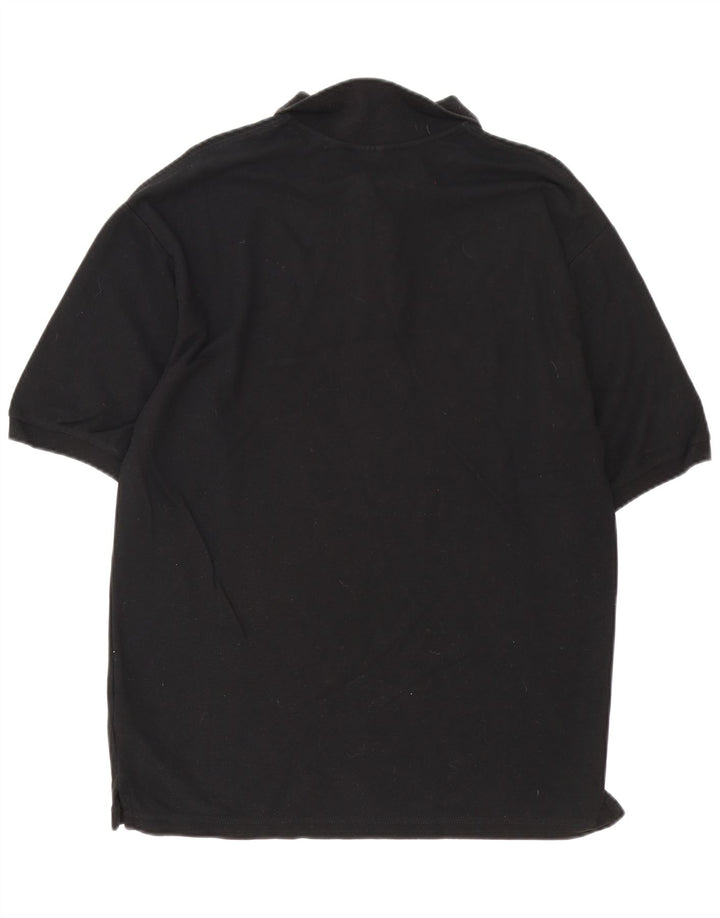 Fila Polo Hombre Algodón Negro Mediano