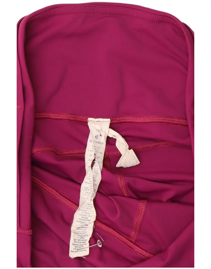 Lululemon Leggings gráficos para mujer UK 10 Small Pink Nylon