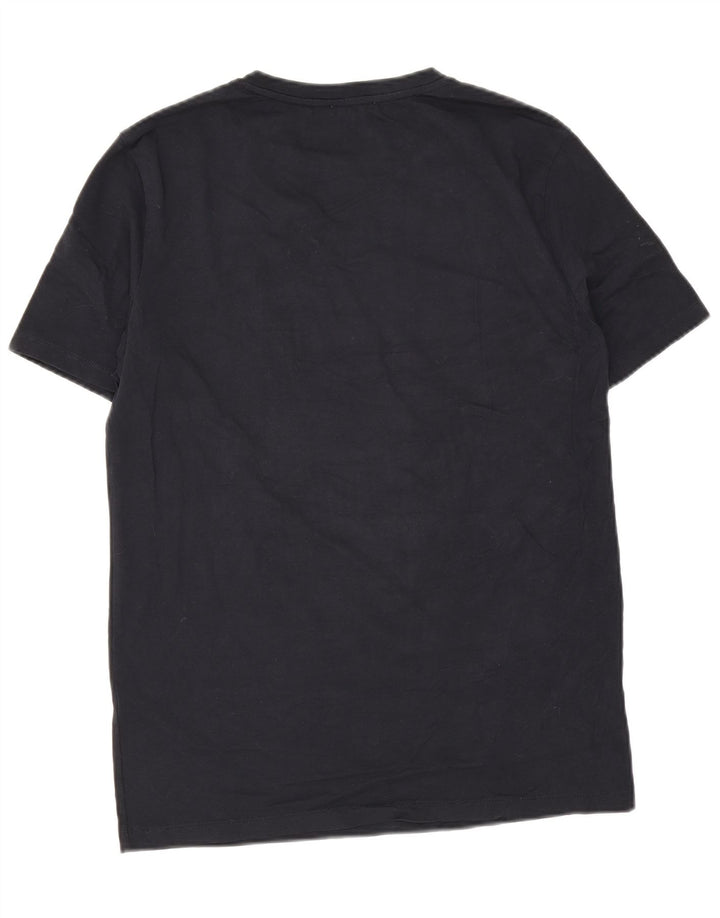 Zara Hombre Camiseta Top Grande Azul Marino