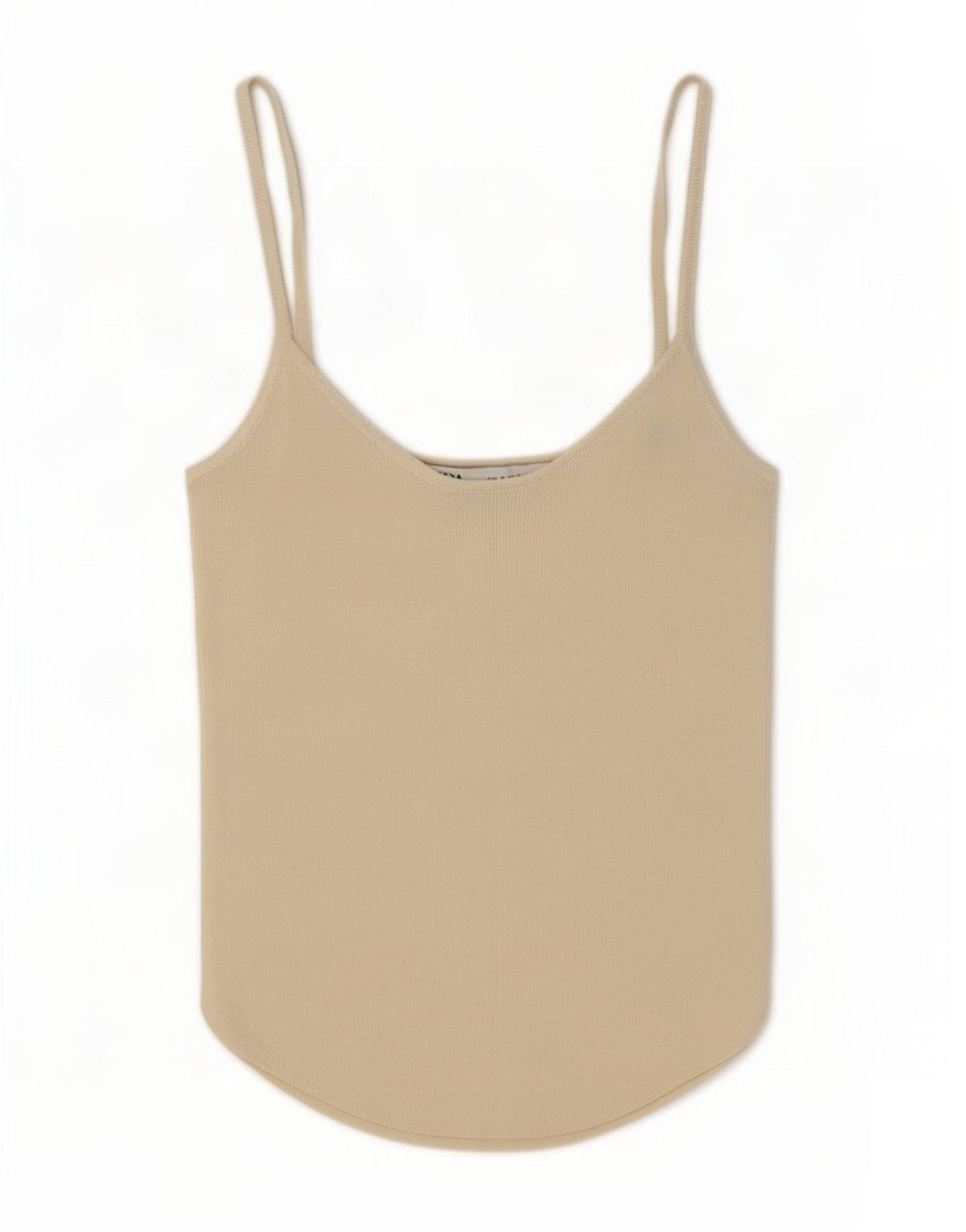 Zara Mujer Cami Top UK 8 Small Off White
