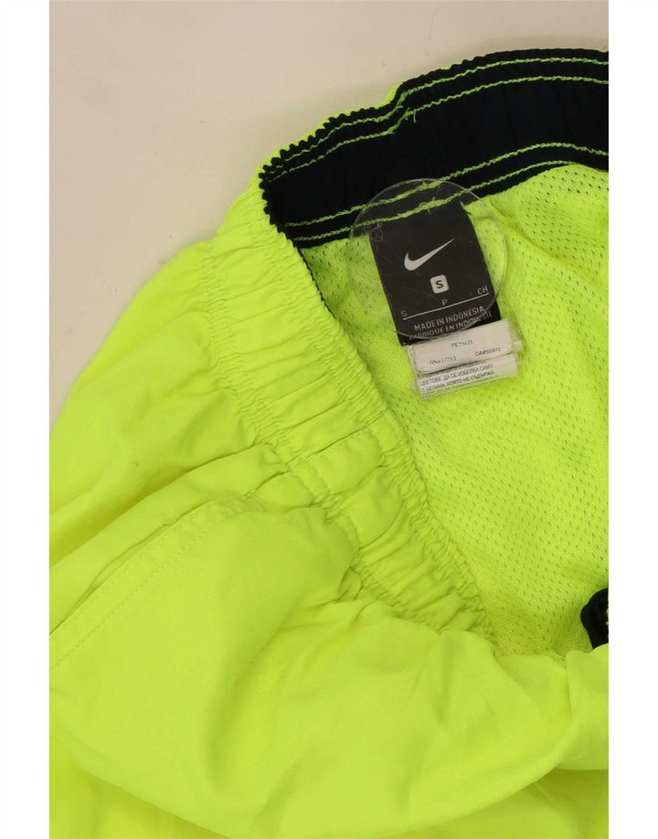 Nike - Pantalones cortos deportivos para hombre, talla pequeña, poliéster verde