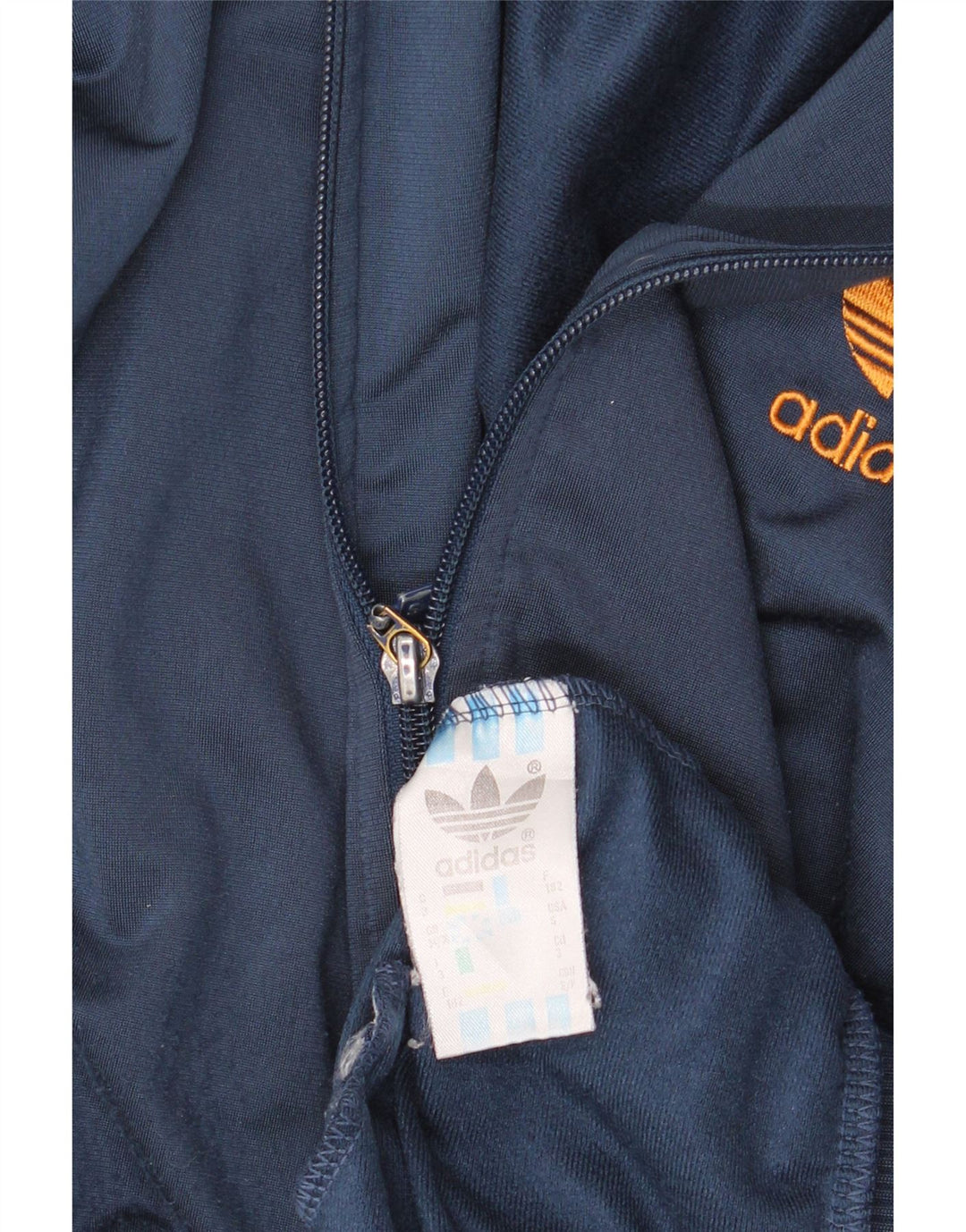 Adidas Chaqueta de chándal para hombre UK 34/36 Small Azul marino Poliéster
