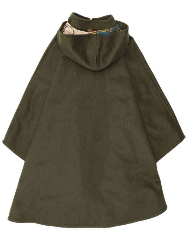 Gina Lebole Abrigo Poncho con Capucha para Mujer Talla única Caqui