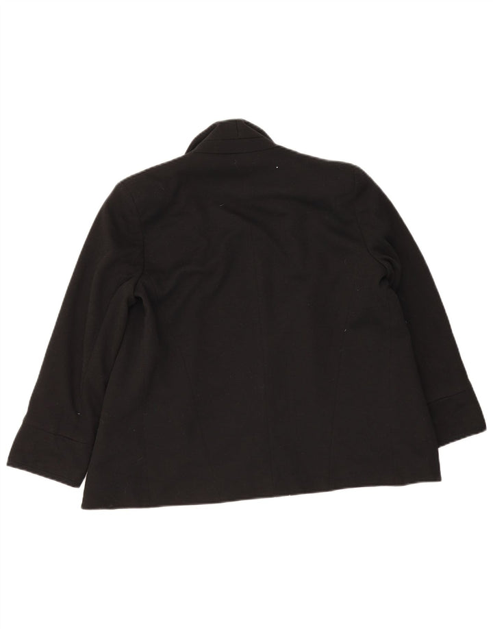Topshop Chaqueta tipo blazer abierta para mujer UK 10 Small Poliéster negro