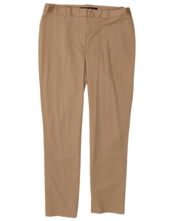 Zara Mujer Pantalón Chino Pitillo EU 40 Medium W30 L27 Beige