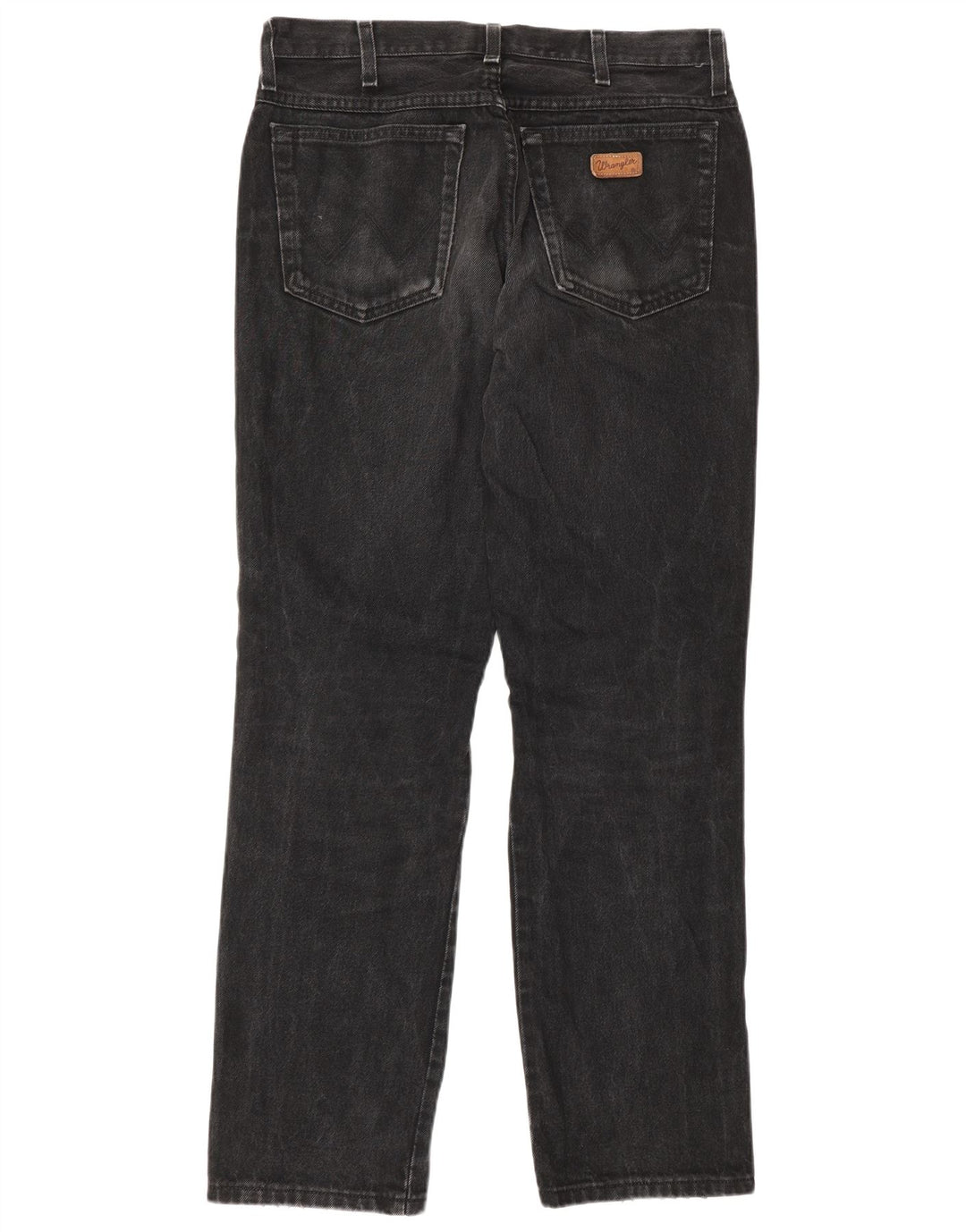 Wrangler Mens Texas Straight Jeans W33 L32 Grey Cotton