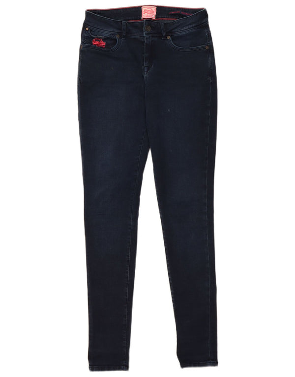 Superdry Jeans Súper Ajustados Estándar Para Mujer W26 L30 Algodón Azul Marino