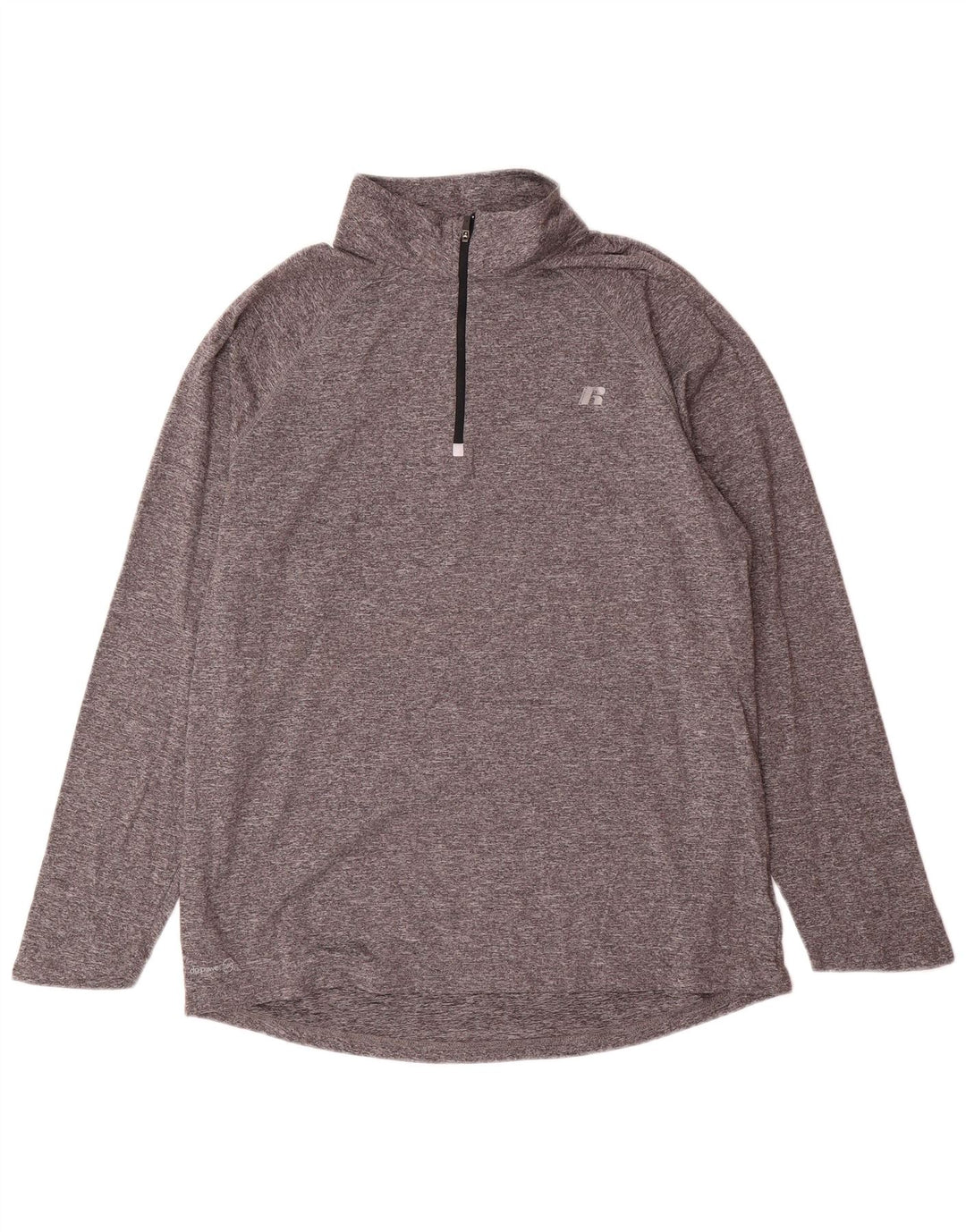 RUSSELL ATHLETIC Hombre Dri-Power Jersey Chándal Top UK 42/44 Grande Gris