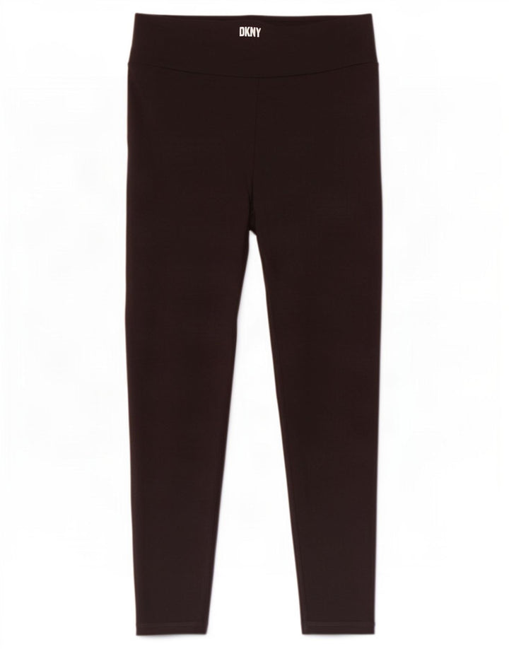 Dkny Leggings para mujer UK 44 Mediano Negro Poliéster