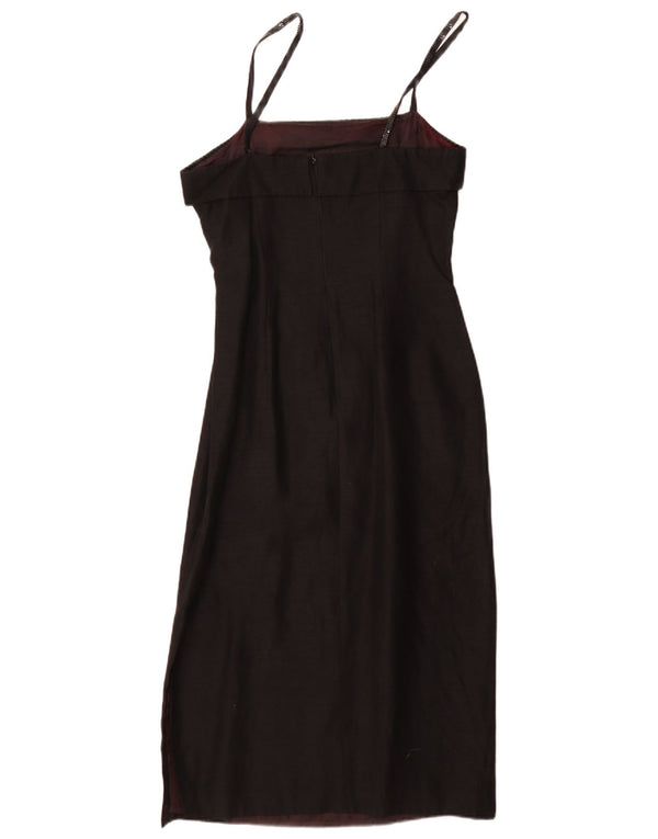 Brunella Vestido lencero para mujer UK 42 Viscosa negra mediana