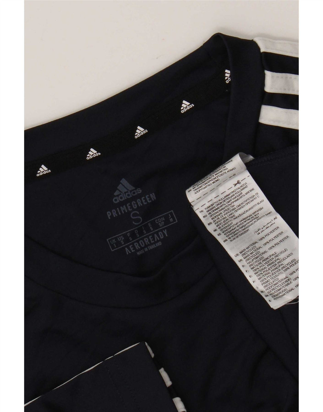Adidas Hombre Aeroready Camiseta Top Pequeño Azul Marino Poliéster