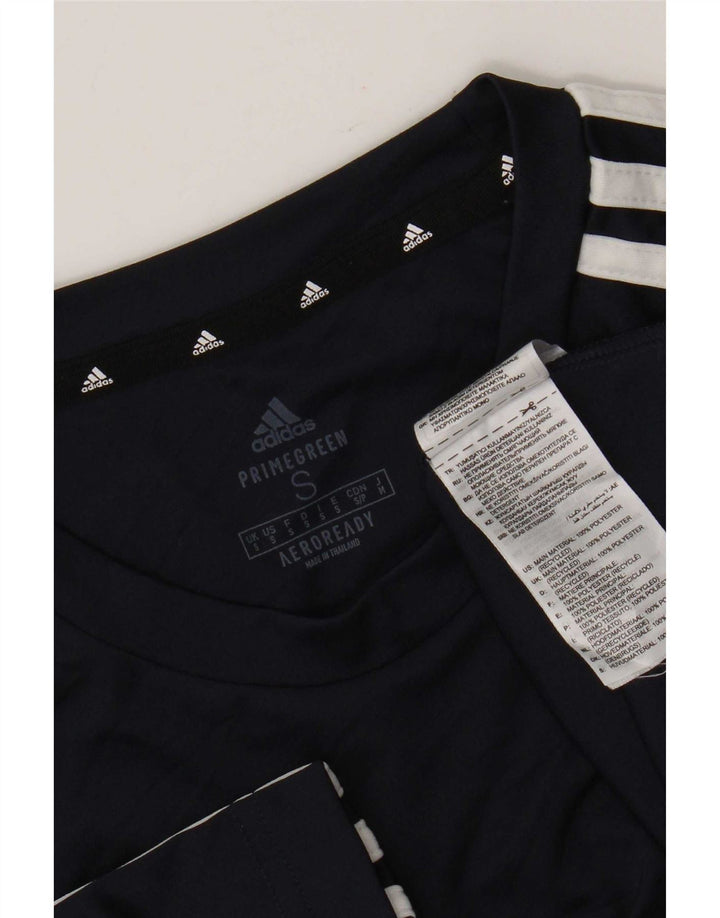 Adidas Hombre Aeroready Camiseta Top Pequeño Azul Marino Poliéster