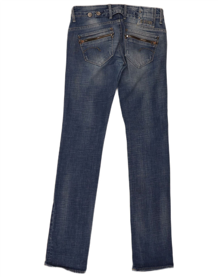 G-STAR Womens Low Waist Slim Jeans W30 L34 Blue
