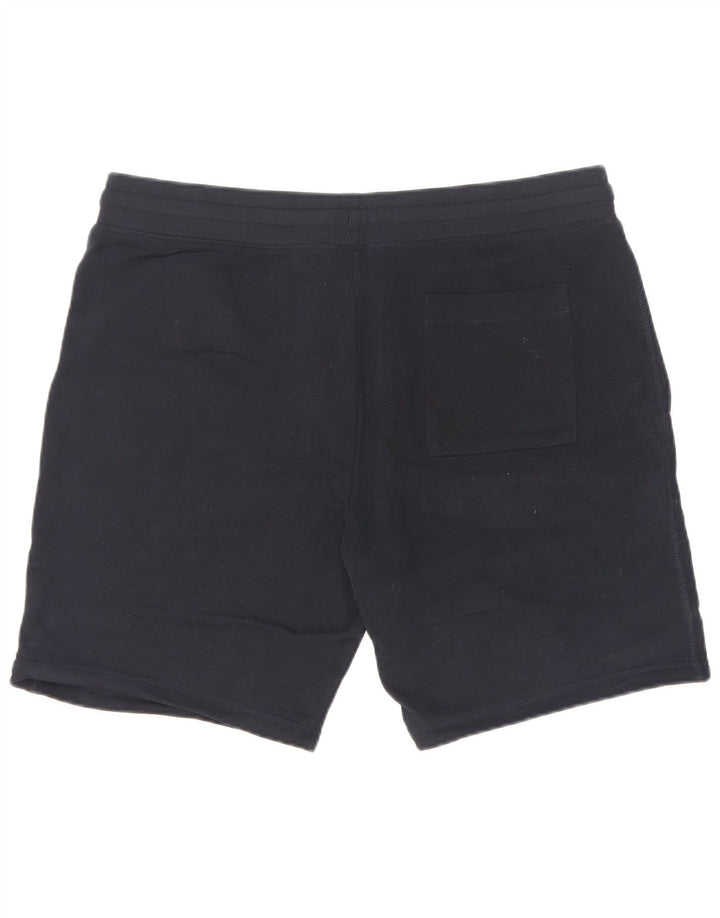 Marks & Spencer - Pantalones cortos deportivos para hombre, talla grande, algodón azul marino