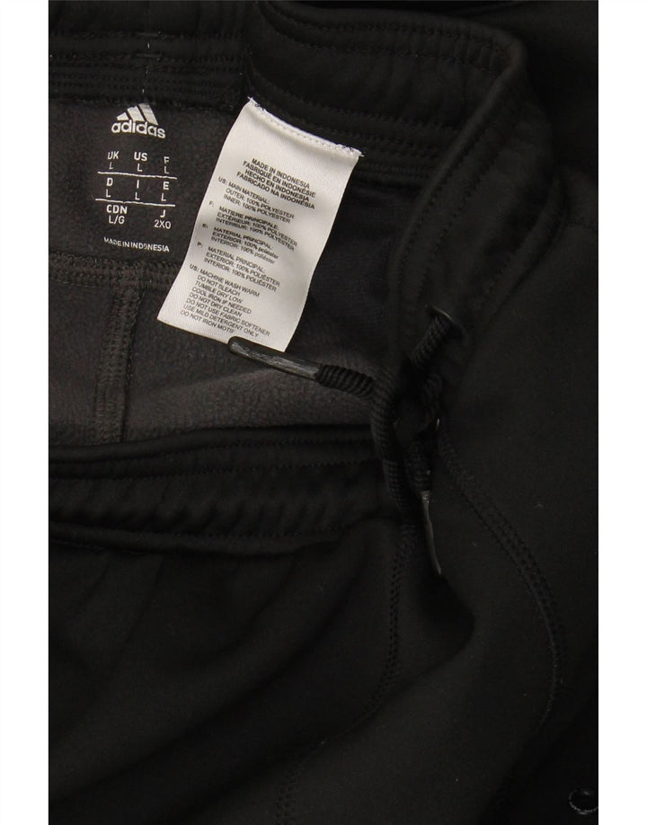 ADIDAS Pantalones de chándal para mujer Joggers UK 46 Grande Poliéster negro
