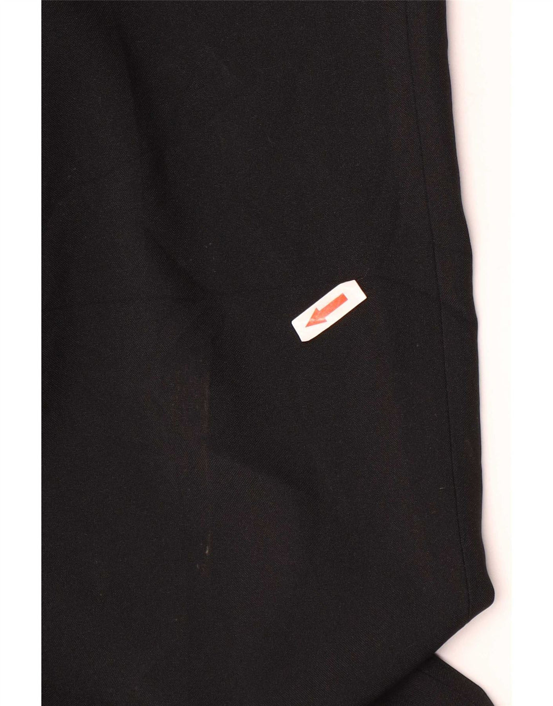 Marks & Spencer Pantalón de traje regular recto para hombre W34 L31 Poliéster negro