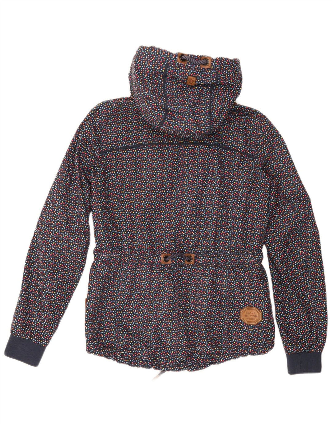 Naketano Chaqueta cortavientos para mujer UK 40 Mediana Moteada multicolor