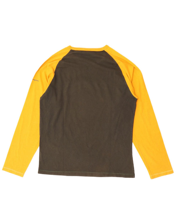 Champion Top gráfico de manga larga para hombre XL color caqui