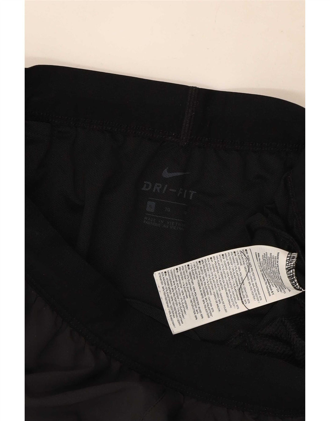 Nike Pantalones cortos deportivos Dri Fit para hombre XL Poliéster negro