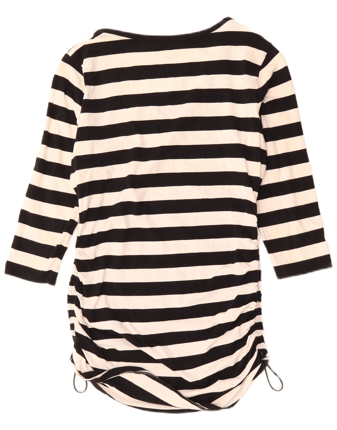 Michael Kors Top para mujer manga 3/4 UK 12 Algodón a rayas negro mediano