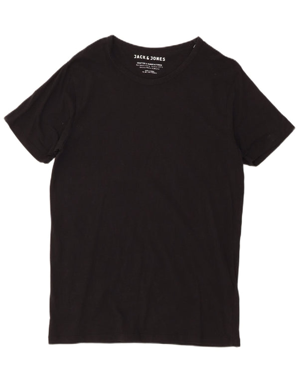 Jack & Jones Hombre Camiseta Top XL Algodón Negro