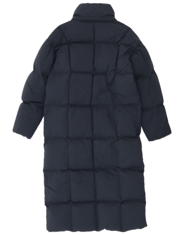 Tommy Hilfiger Abrigo acolchado extragrande para mujer UK 10 Small Poliéster azul marino