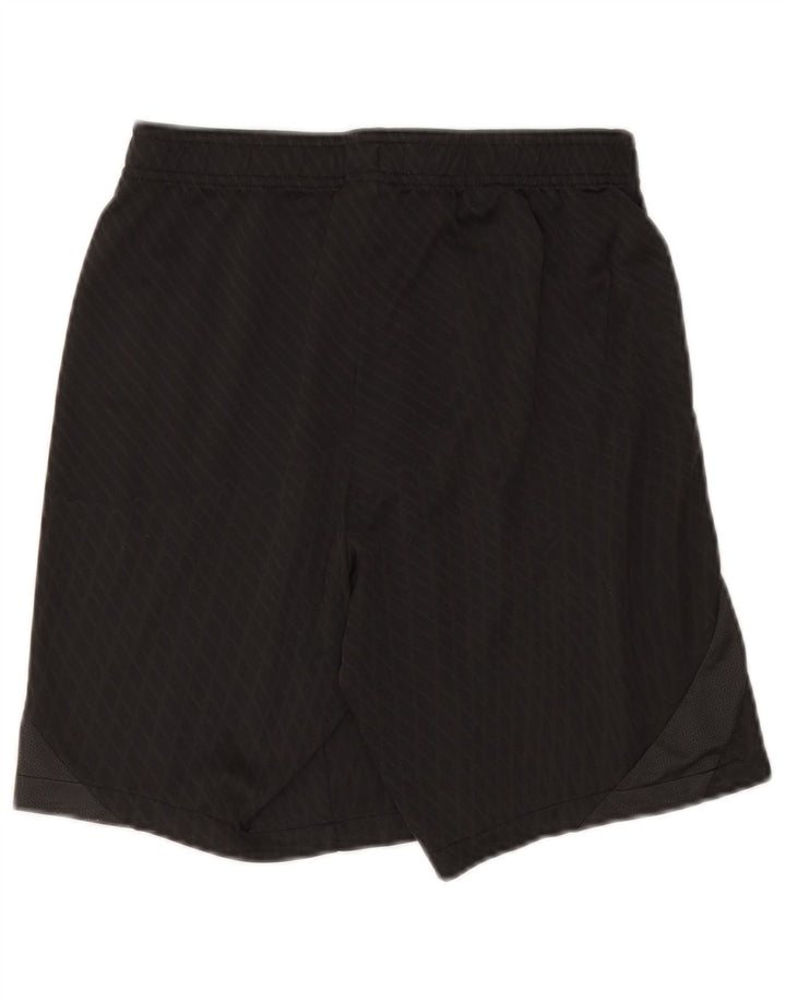Nike Pantalones cortos deportivos Dri Fit Slim Fit para hombre, poliéster a cuadros negros pequeños