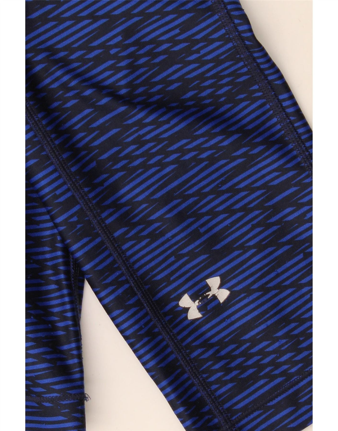 UNDER ARMOUR Leggings capri para mujer Reino Unido 40 Mediano Azul marino Geométrico