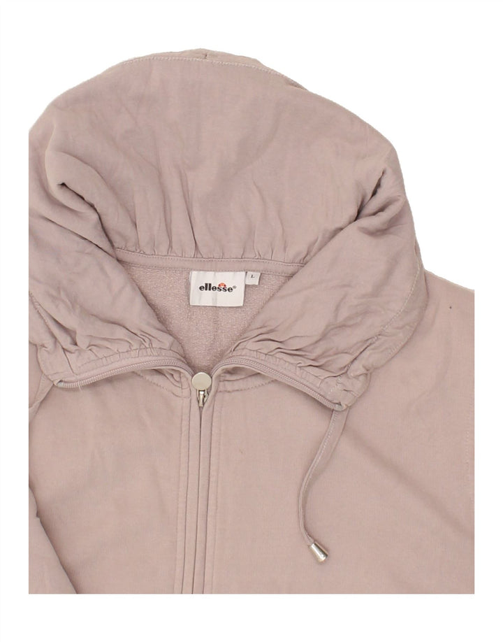ELLESSE Womens Tracksuit Top Jacket UK 16 Large Grey Vintage Ellesse and Second-Hand Ellesse from Messina Hembry 