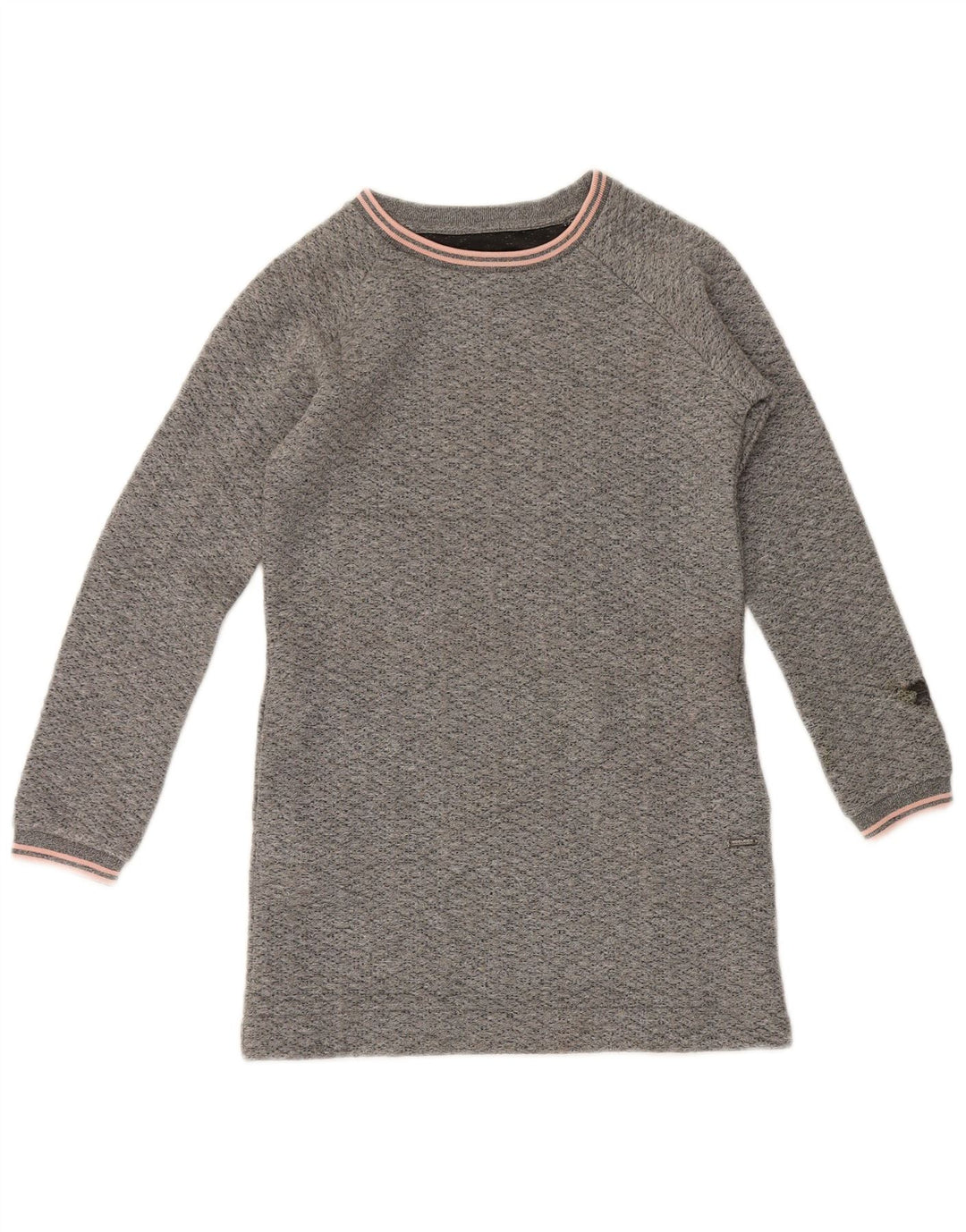 Woolrich Vestido tipo jersey para niña 9-10 años Poliéster moteado gris