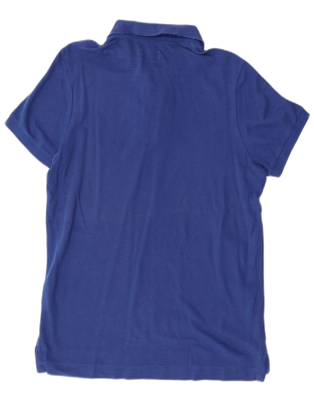 Benetton Polo Hombre Azul Medio Algodón
