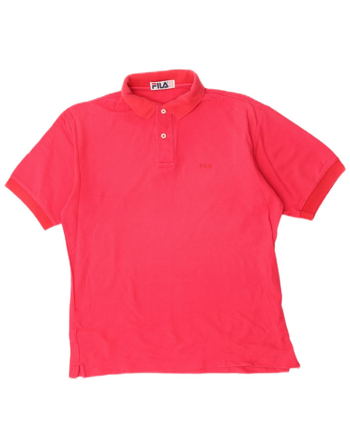 Polo Fila Hombre IT 48 Rosa Mediano