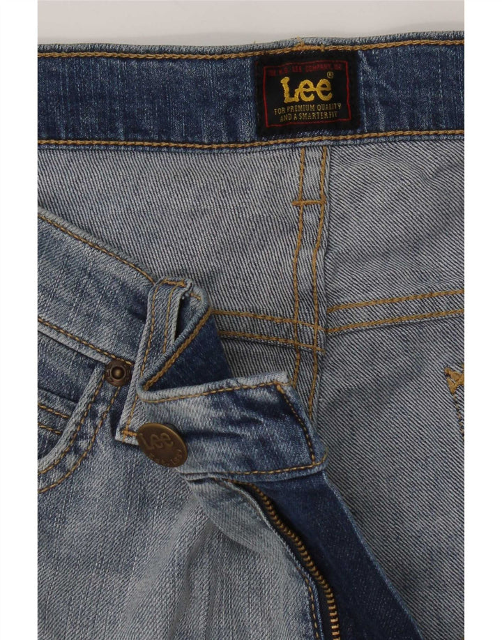 Vaqueros Cortos Lee Mujer W32 L24 Azul