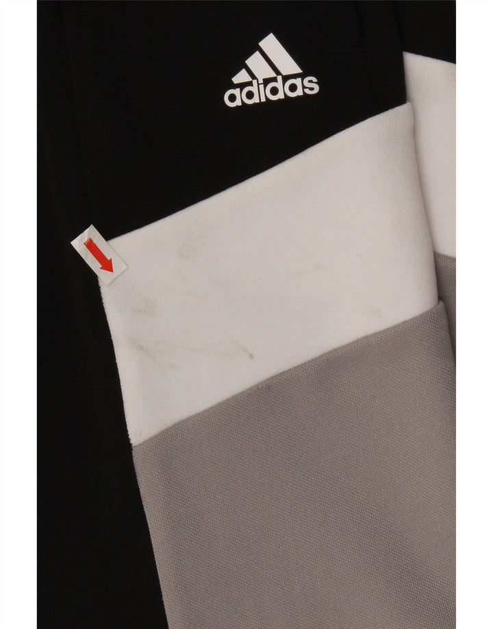 Adidas Pantalones cortos deportivos para niño 13-14 años Negro Colorblock Poliéster