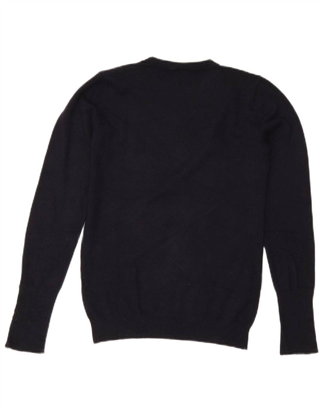Zara - Jersey de cuello redondo para mujer, talla 40, talla M, azul marino