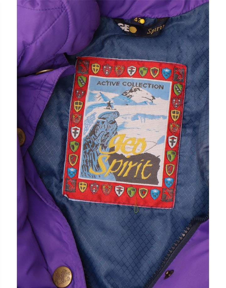 Chaqueta Acolchada Mujer Geo Spirit IT 42 Poliamida Morada Mediana