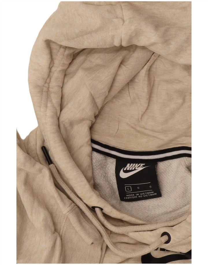 Nike - Sudadera con capucha para hombre, talla grande, color beige