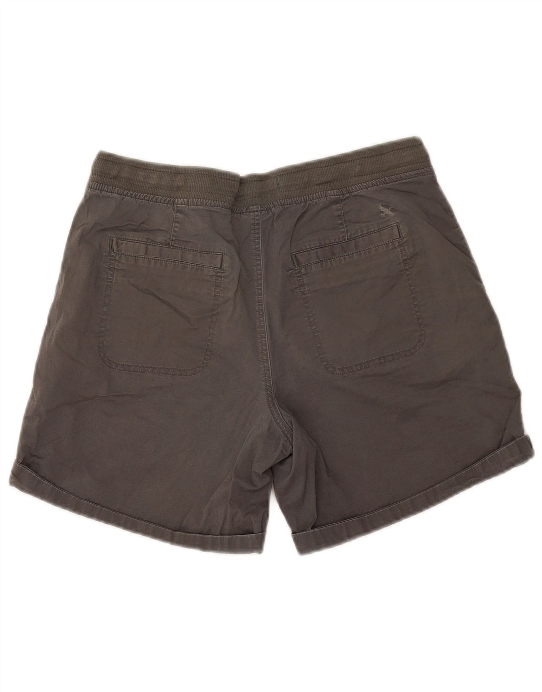 Eddie Bauer Pantalones cortos para mujer US 10 Grande W32 Algodón gris