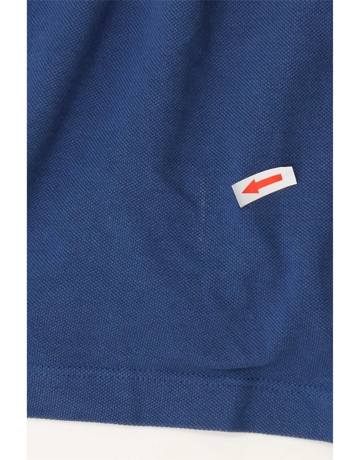 Paul & Shark Polo de manga larga para hombre Yachting azul medio