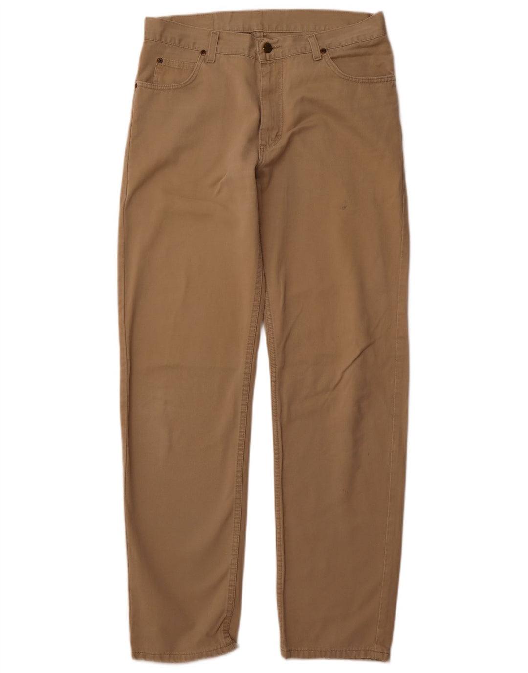 Lee Mens Tapered Casual Pantalones W34 L34 Algodón Beige